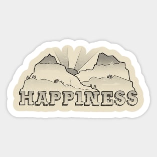 Happiness Sticker